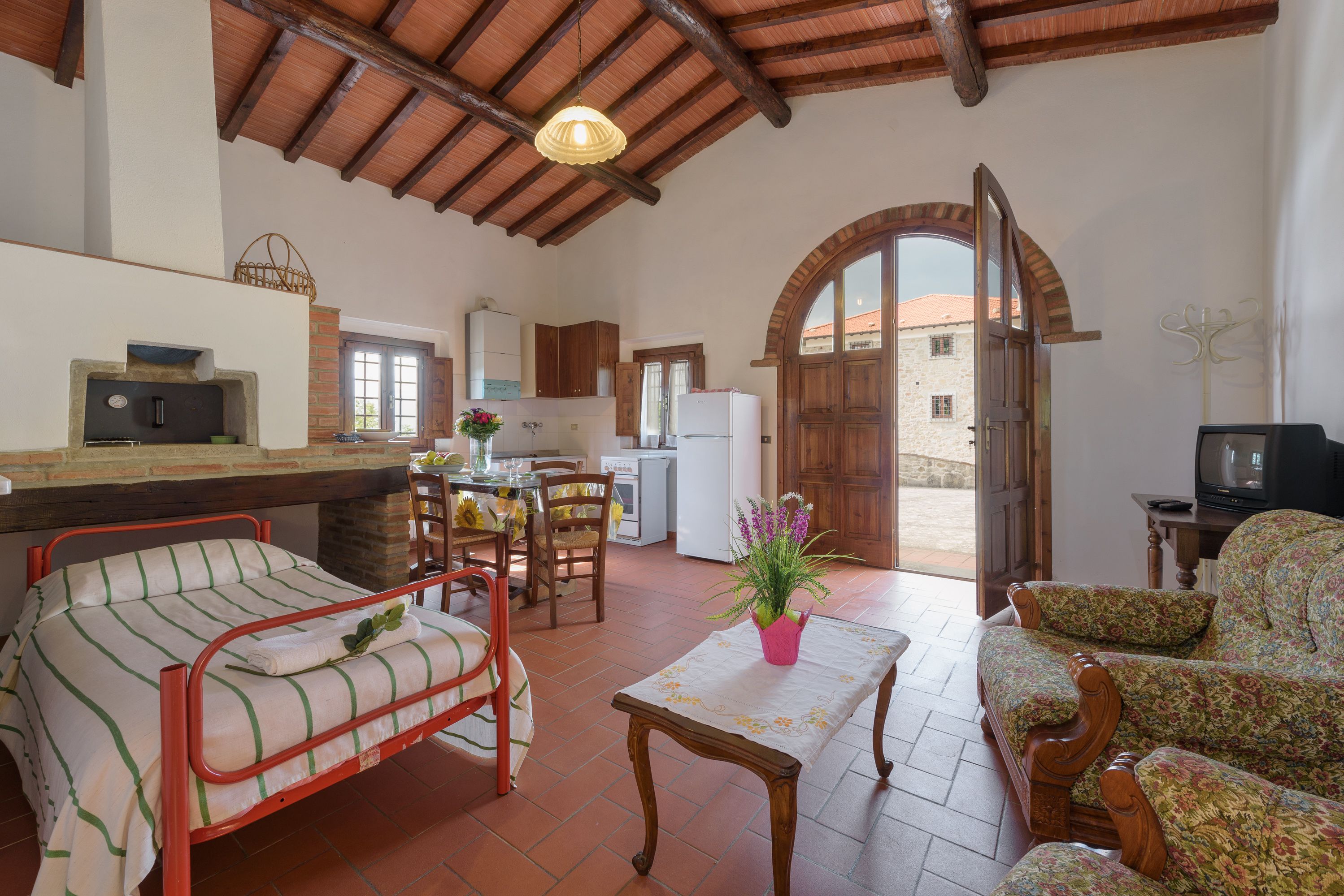 Apartment, 1 Bedroom, Terrace, Mountain View (Forno) | Living room