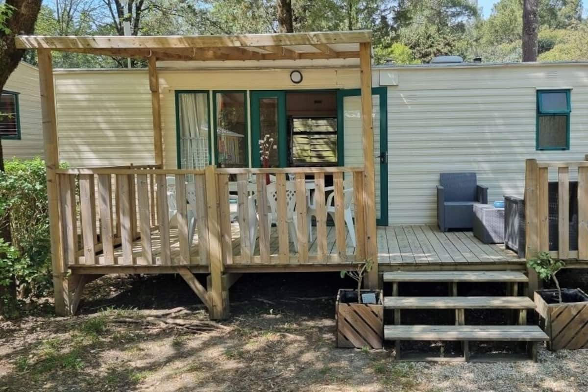 Mobil home Willerby 2 adultes et 3 enfants | Terraço/pátio