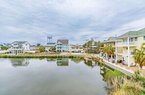 Exterior - Private Deck Overlooking the Pond! Sea Pond Villas Unit 3 (North Myrtle Beach)
