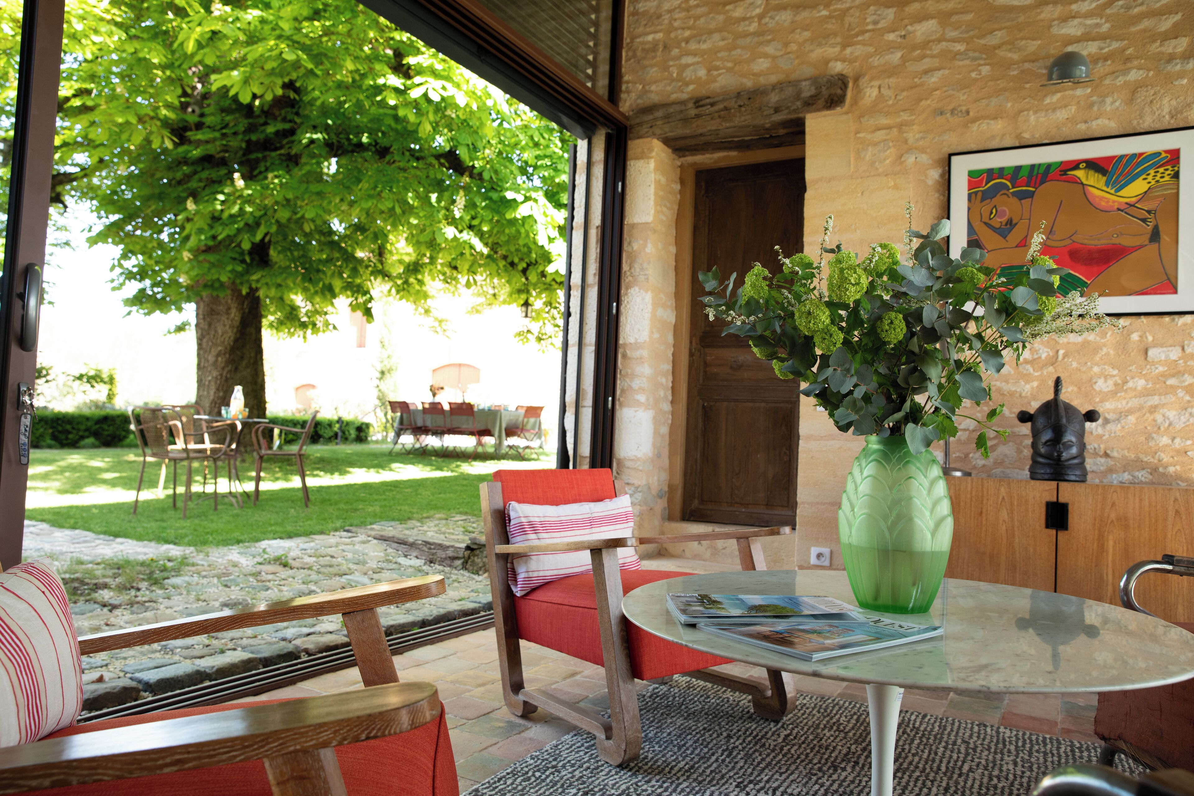 Sala de estar en el lobby