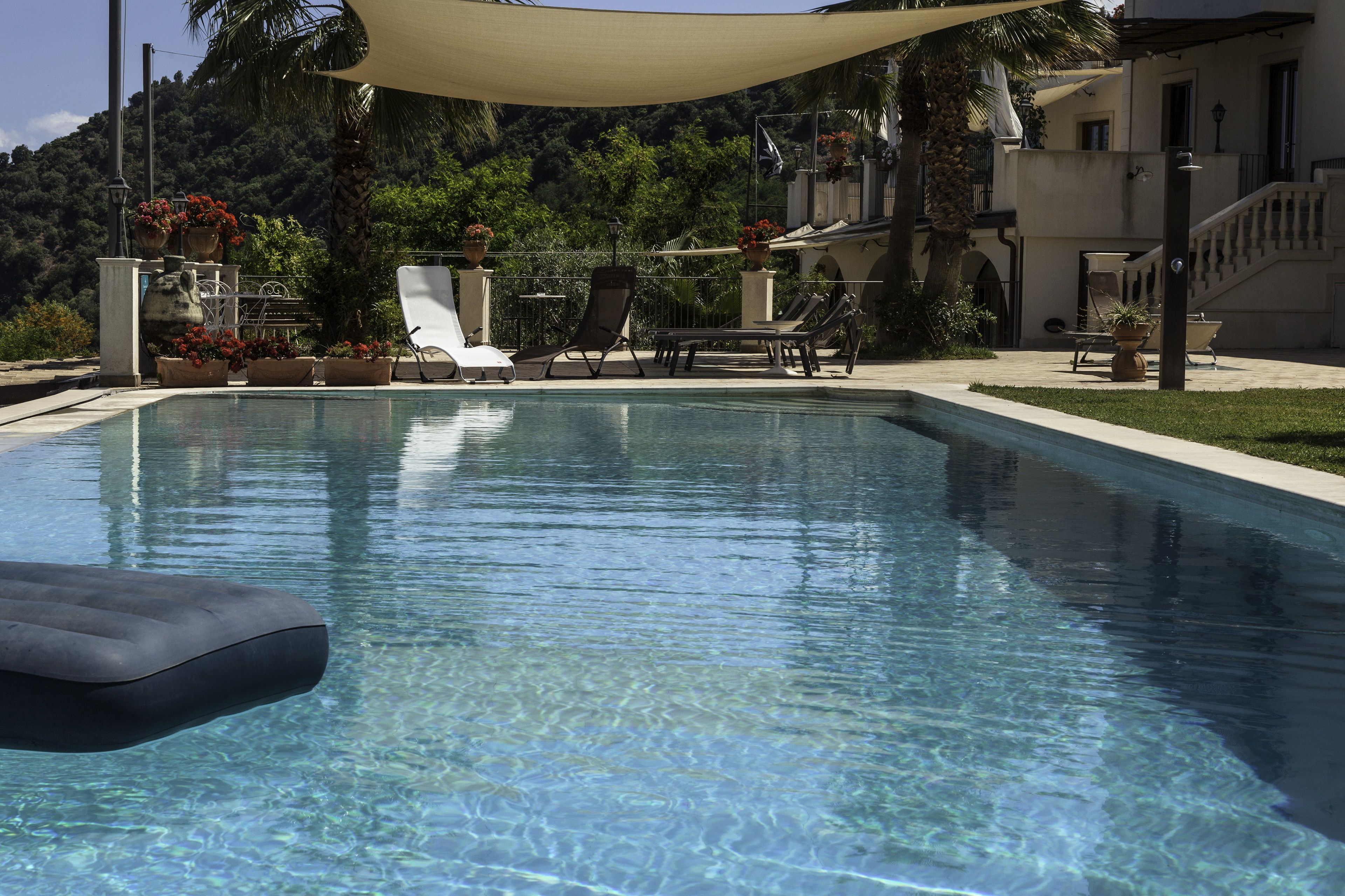 Seasonal outdoor pool, open 8:00 AM to 8:00 PM, sun loungers