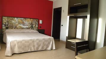 Free minibar items, desk, laptop workspace, soundproofing