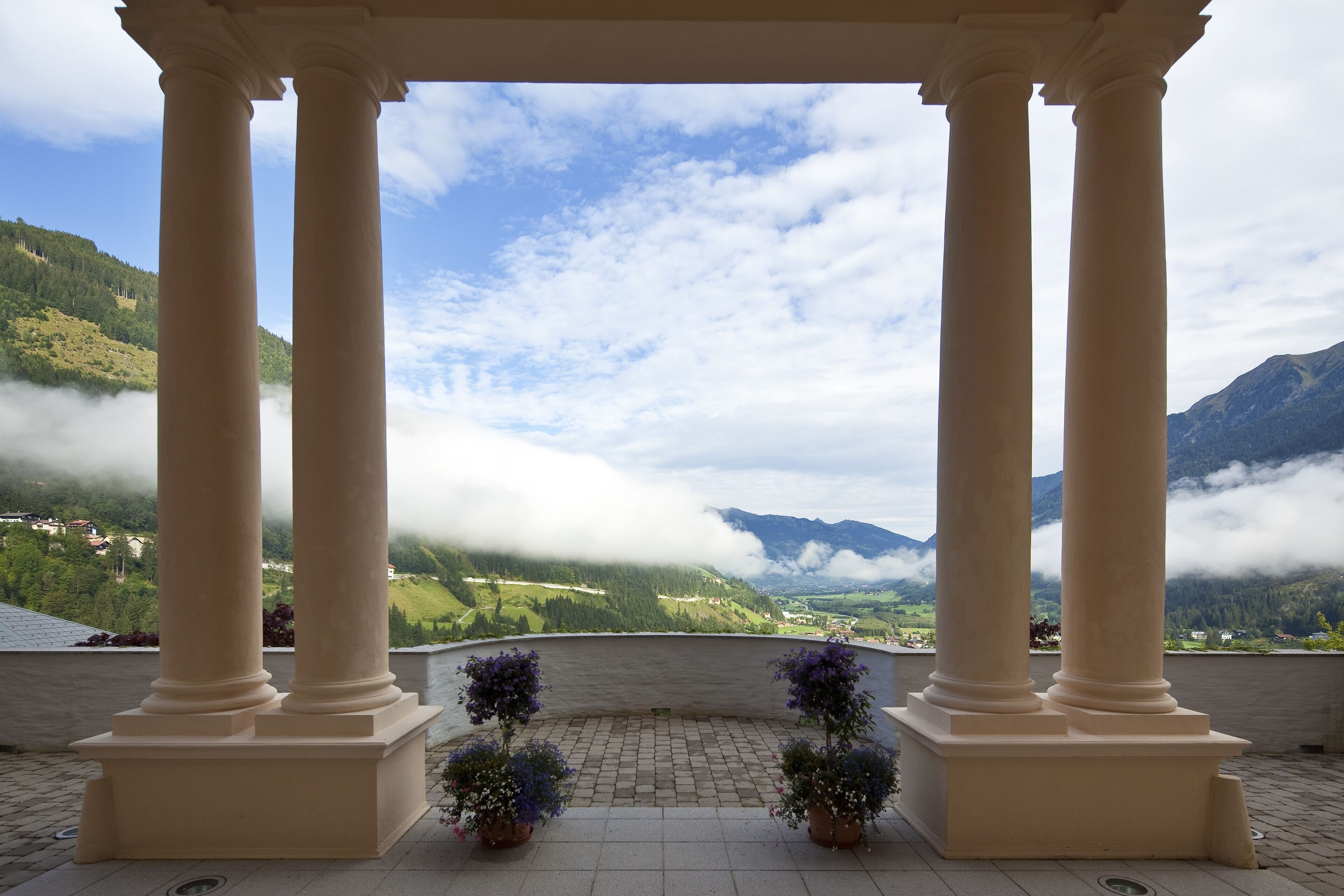 Majoituspaikan julkisivu