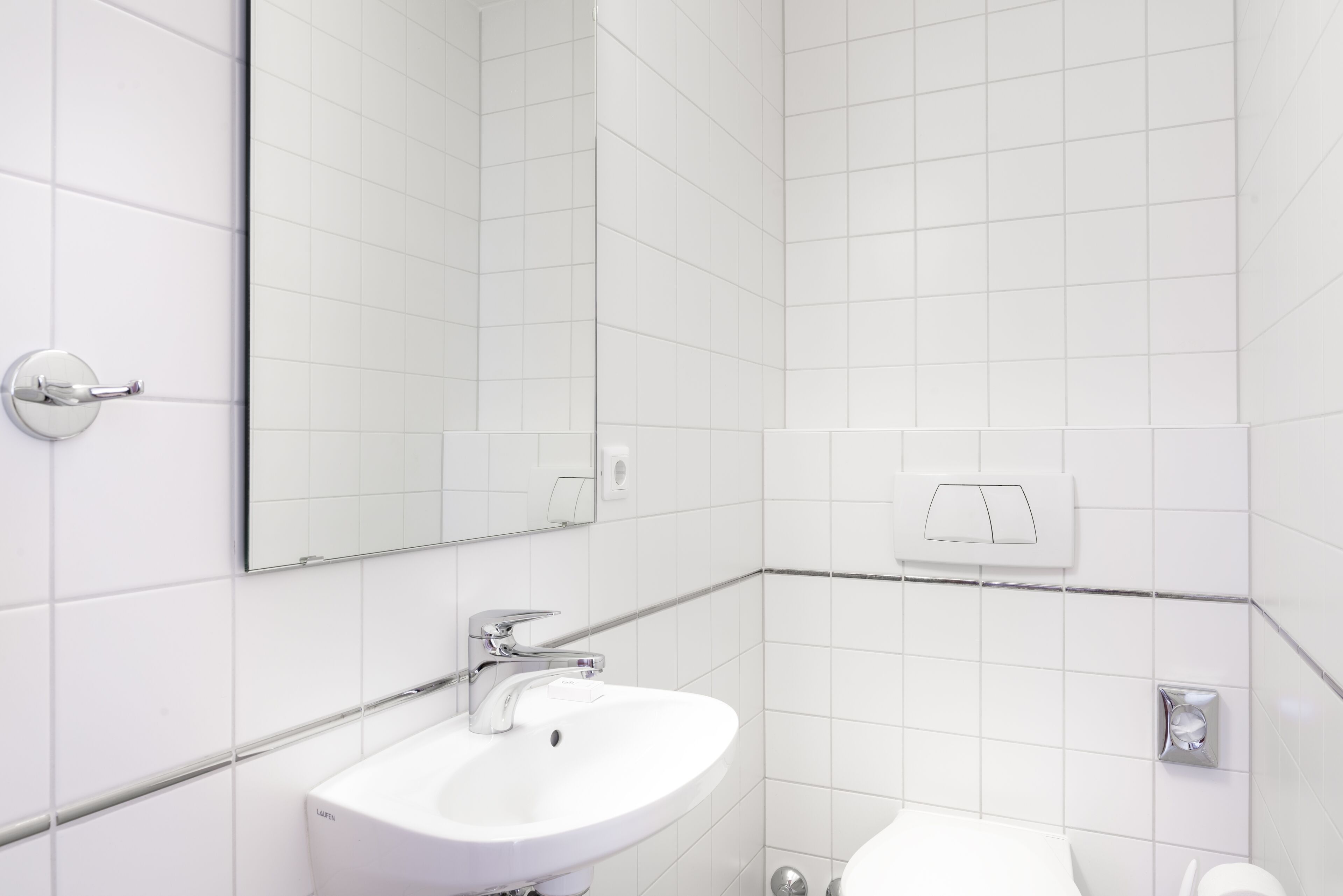 shower, eco-friendly toiletries, hair dryer, towels