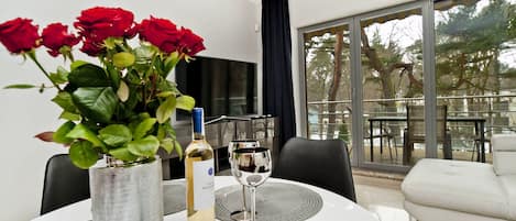 Appartement, 2 chambres, non-fumeurs (Kasztanowa 9/8 ) | Cuisine privée | Réfrigérateur, four, plaque de cuisson, lave-vaisselle