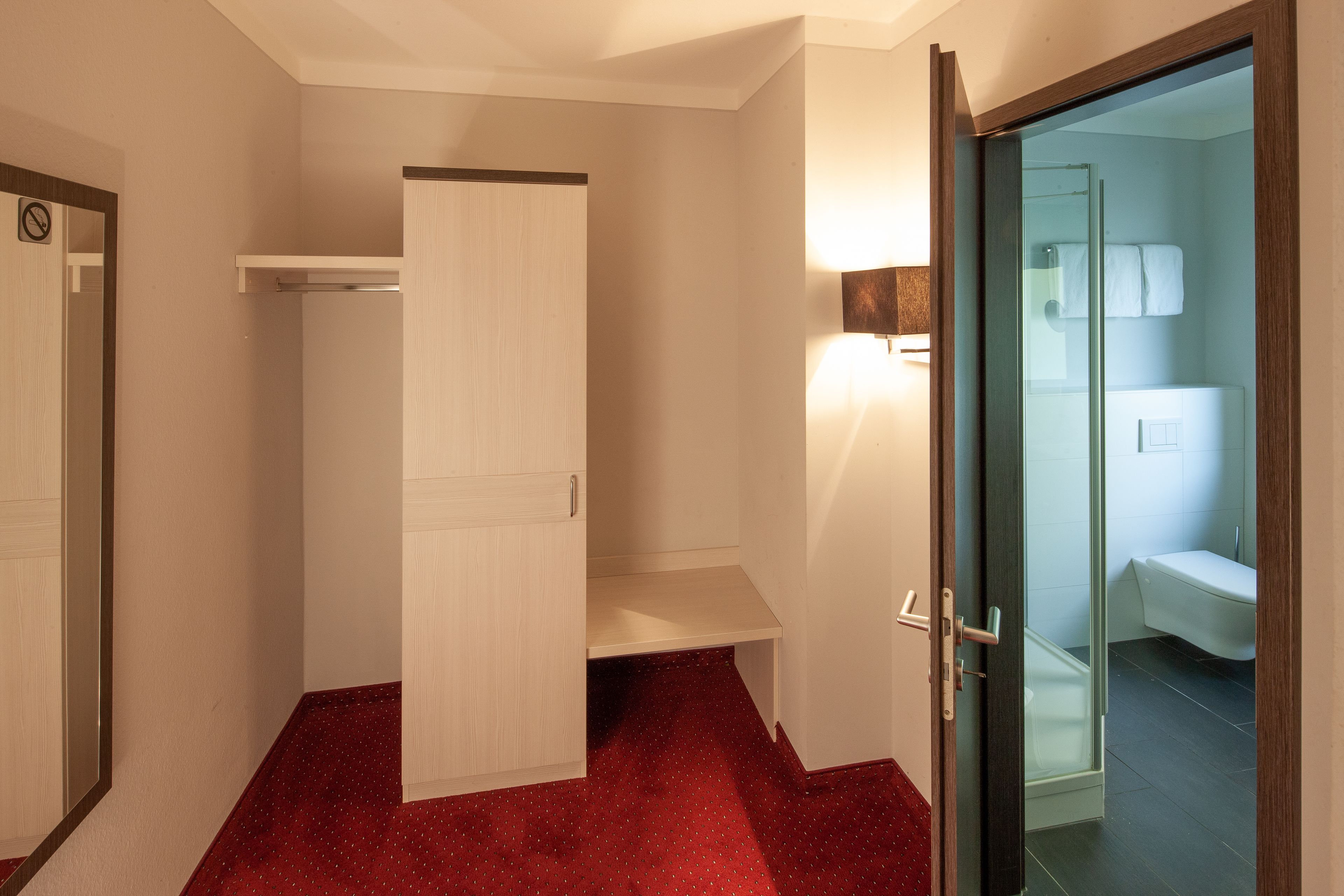 desk, laptop workspace, blackout curtains, soundproofing