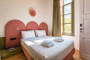 Standard Double or Twin Room, City View | In-room safe, blackout drapes, iron/ironing board, free WiFi - Neratze Hammam Suites (Rethymno)