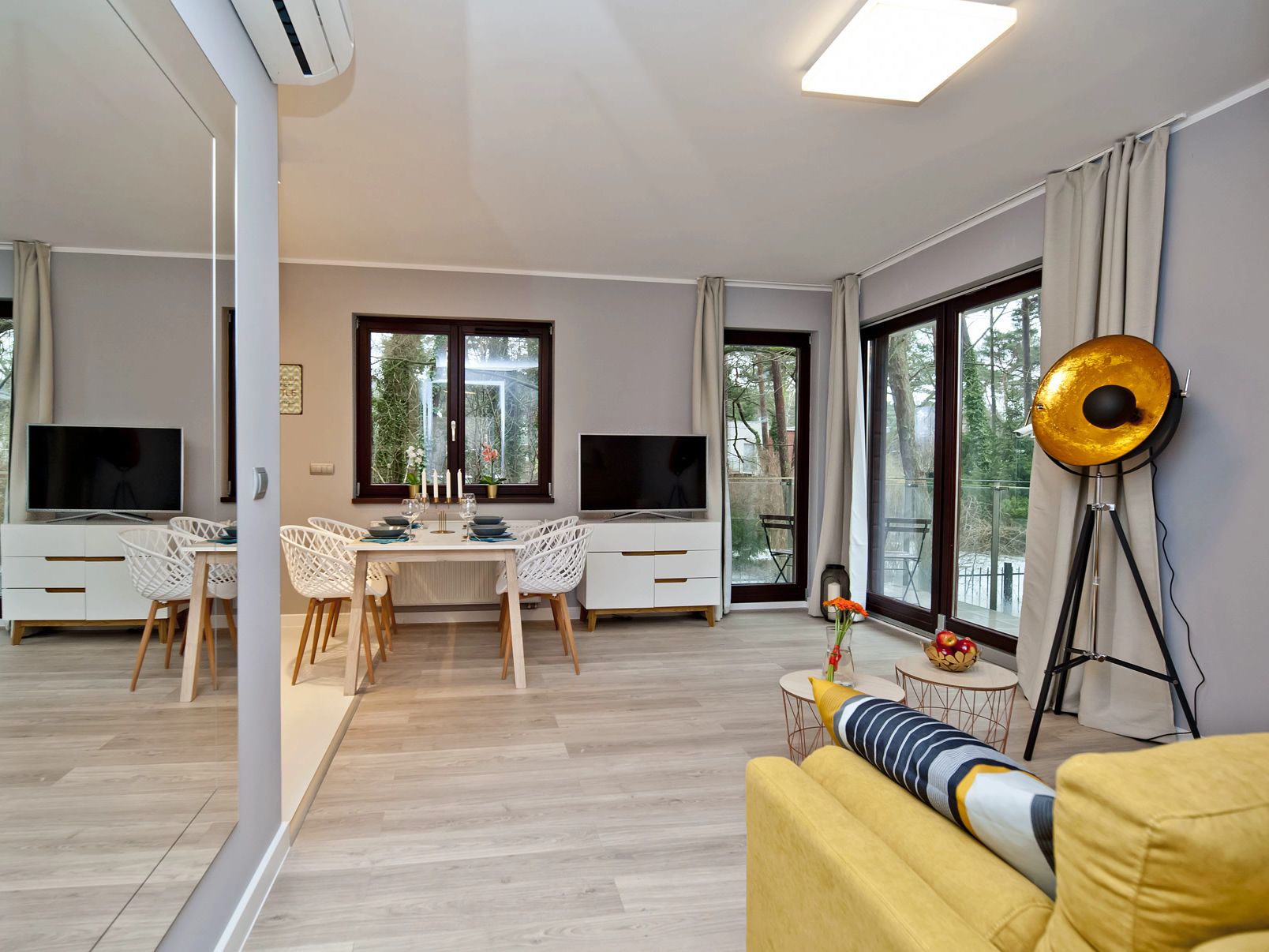 Apartment, 1 Bedroom (ul. Wojska Polskiego 36/3) | Private kitchen | Fridge, stovetop, dishwasher, electric kettle