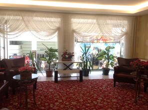 Sala de estar en el lobby
