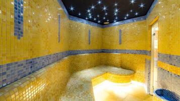 Couples treatment room(s), sauna, body treatments, body scrubs, facials