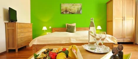 Desk, blackout curtains, cots/infant beds, rollaway beds