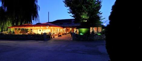 Front of property - evening/night