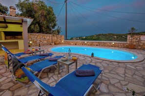 Exterior - Loggos Seaview Cottage with Pool by Konnect (Paxos)