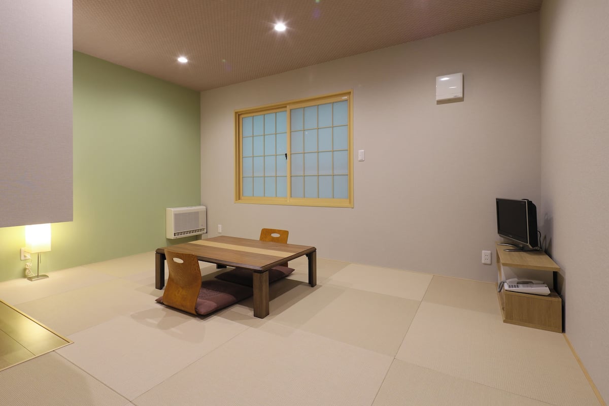 Japanese-style room with shared bathroom