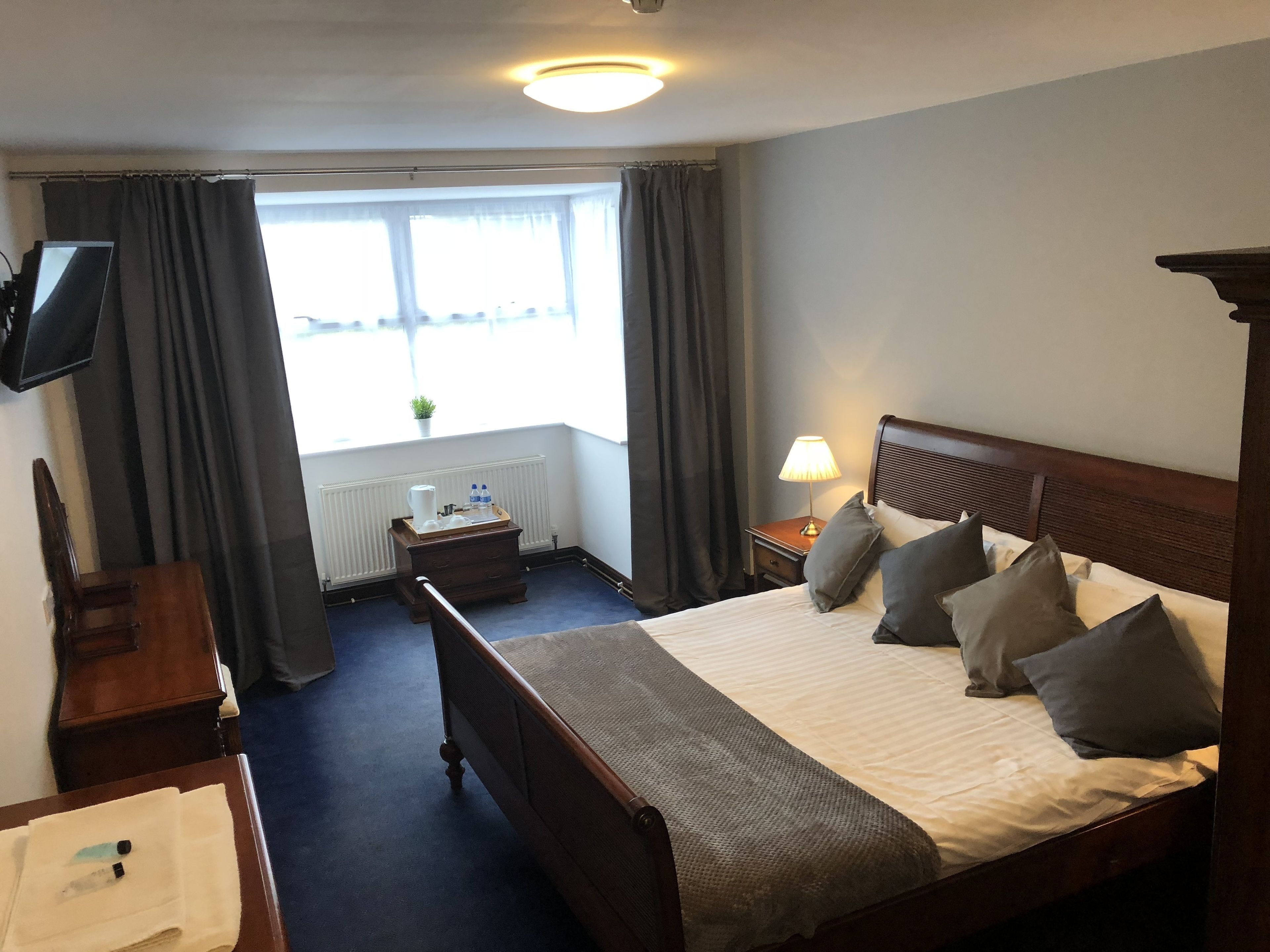 executive double room, 1 king bed, non smoking | 1 bedroom, desk, iron/ironing board, free wifi