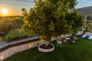 Deluxe Apartment Ground floor | View from room - Villa Nissos (Corfu)