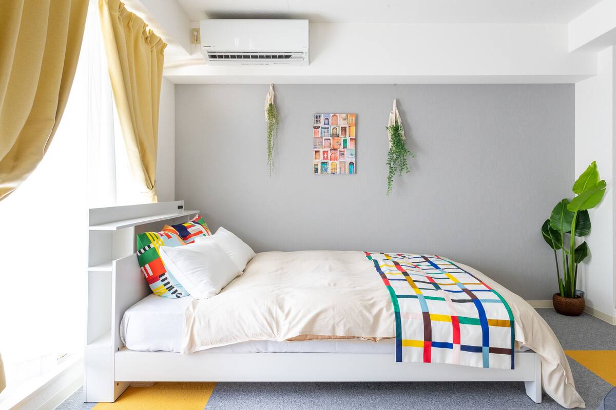 Standard Apartment, 2 Double Beds | Down comforters, desk, laptop workspace, blackout drapes
