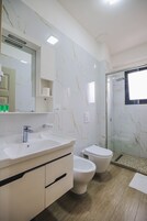 Shower, hair dryer