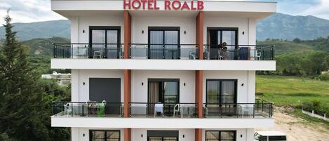 Fassade der Unterkunft