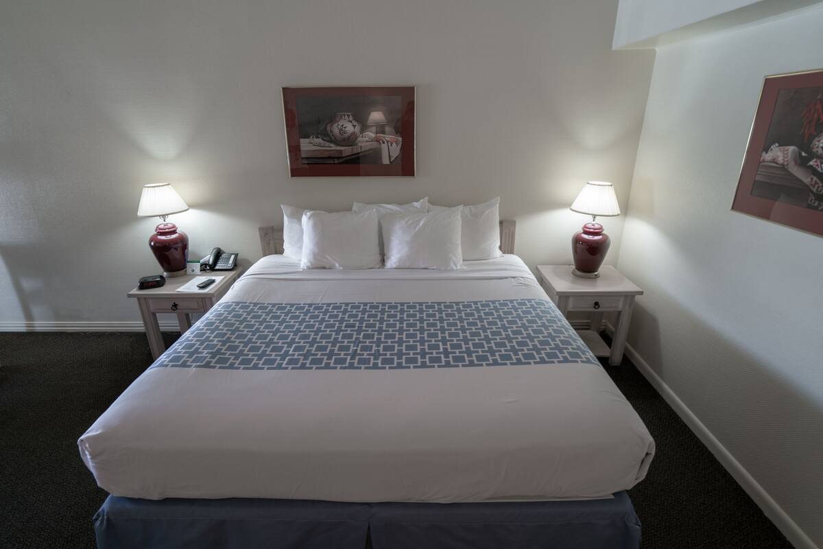 standard double room, 1 king bed, non smoking | blackout curtains, free wifi, bed sheets