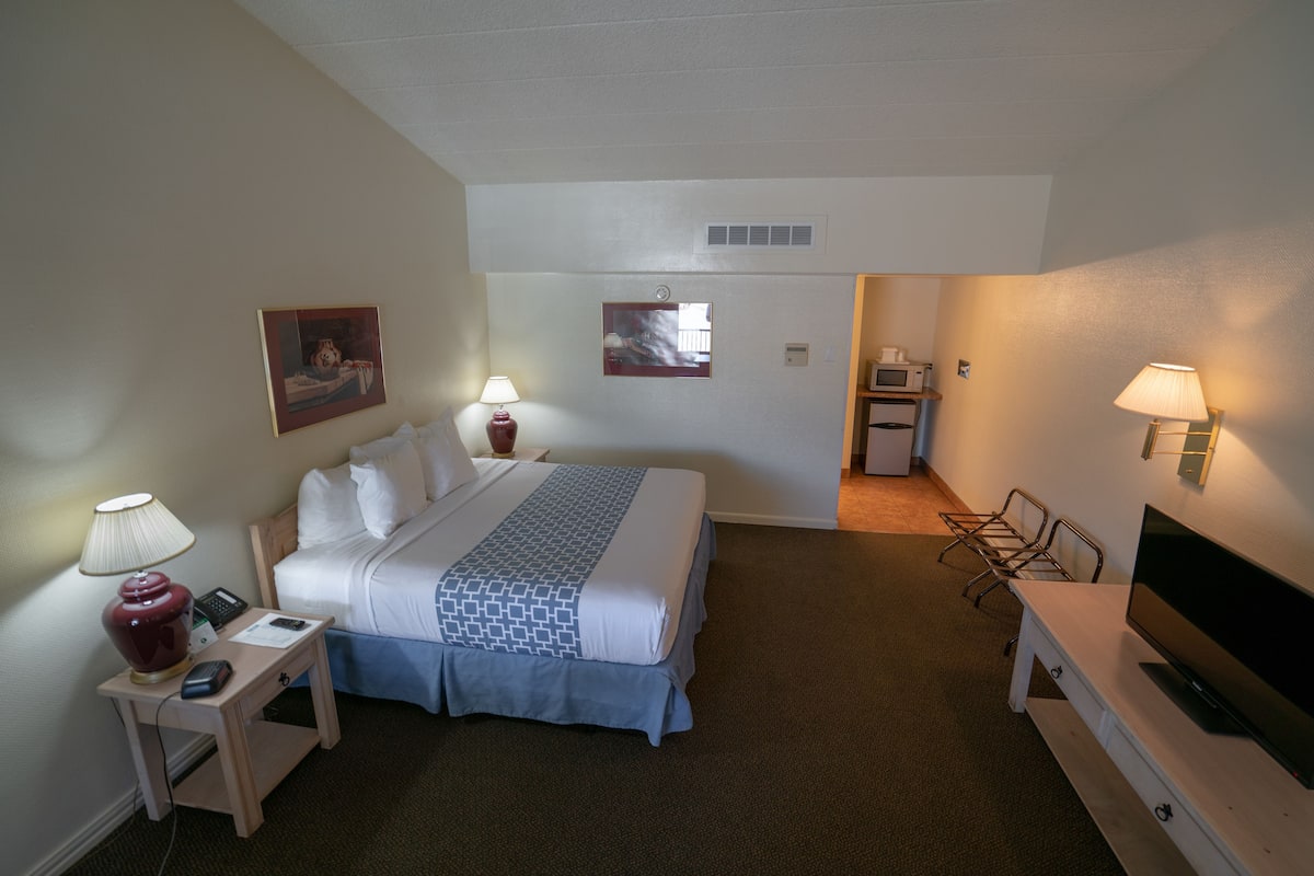 standard double room, 1 king bed, non smoking | blackout curtains, free wifi, bed sheets