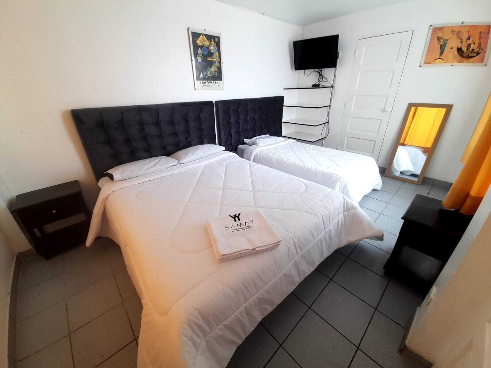 Camera tripla | Wi-Fi gratuito, lenzuola