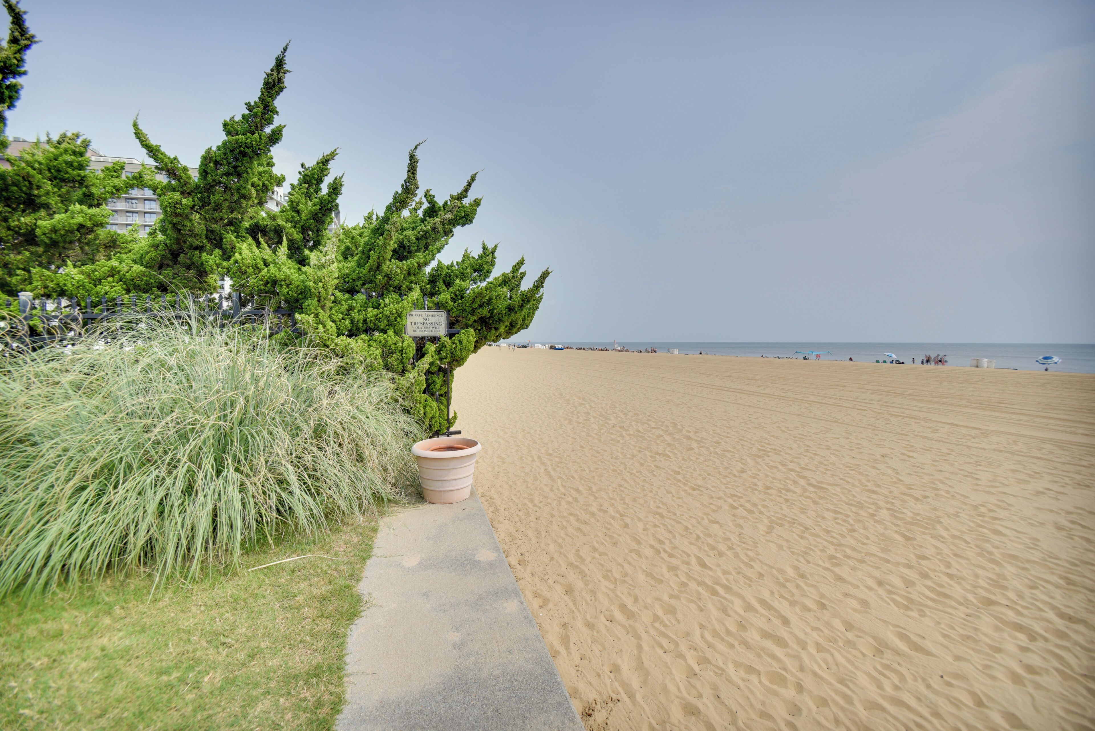 On the beach