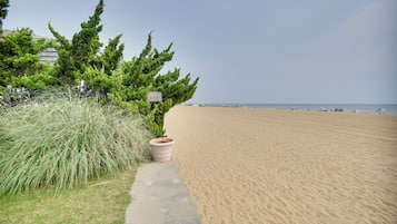 On the beach