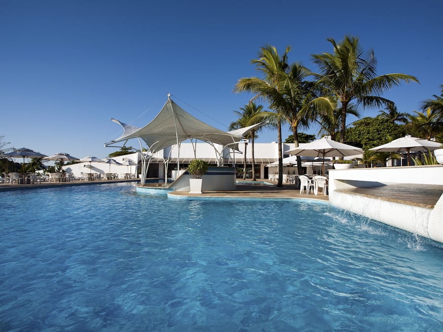 2 indoor pools, outdoor pool, open 8:00 AM to 8:00 PM, pool umbrellas