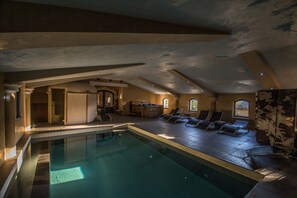 Indoor pool, outdoor pool