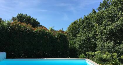 país vasco biarritz-arcangues bord golf, villa de diseño, piscina jardín