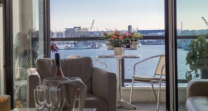 Luxury 4* apartment with closed garage and pond view 50m from the Sillon beach