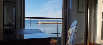 HAUS 4 * MEERBLICK TERRASSE AM MEER NORMANDIE CALVADOS STRAND OMAHA STRAND 