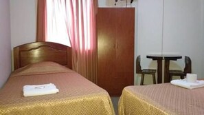 Desk, iron/ironing board, free WiFi, bed sheets