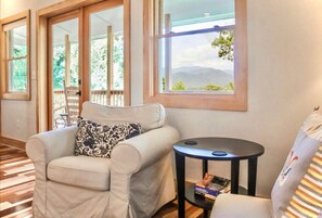 智能电视、壁炉、书、立体声音响