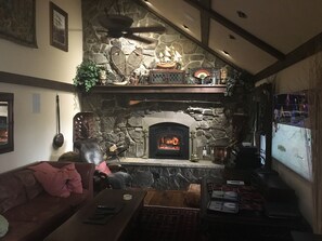 Smart TV, fireplace, DVD player, books - Luxurious, rustic, private vacation home with great view. (Davis)
