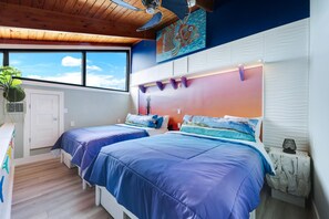 2 chambres, fer et planche à repasser, Wi-Fi, draps fournis