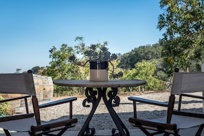 Outdoor dining - Gated Vineyard Ranch + Fire Pit | Paso Robles | Cocavin Carriage House (Paso Robles)