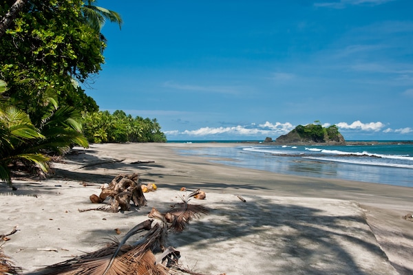 Private beach