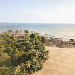 Private beach