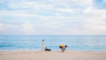 Tæt på stranden