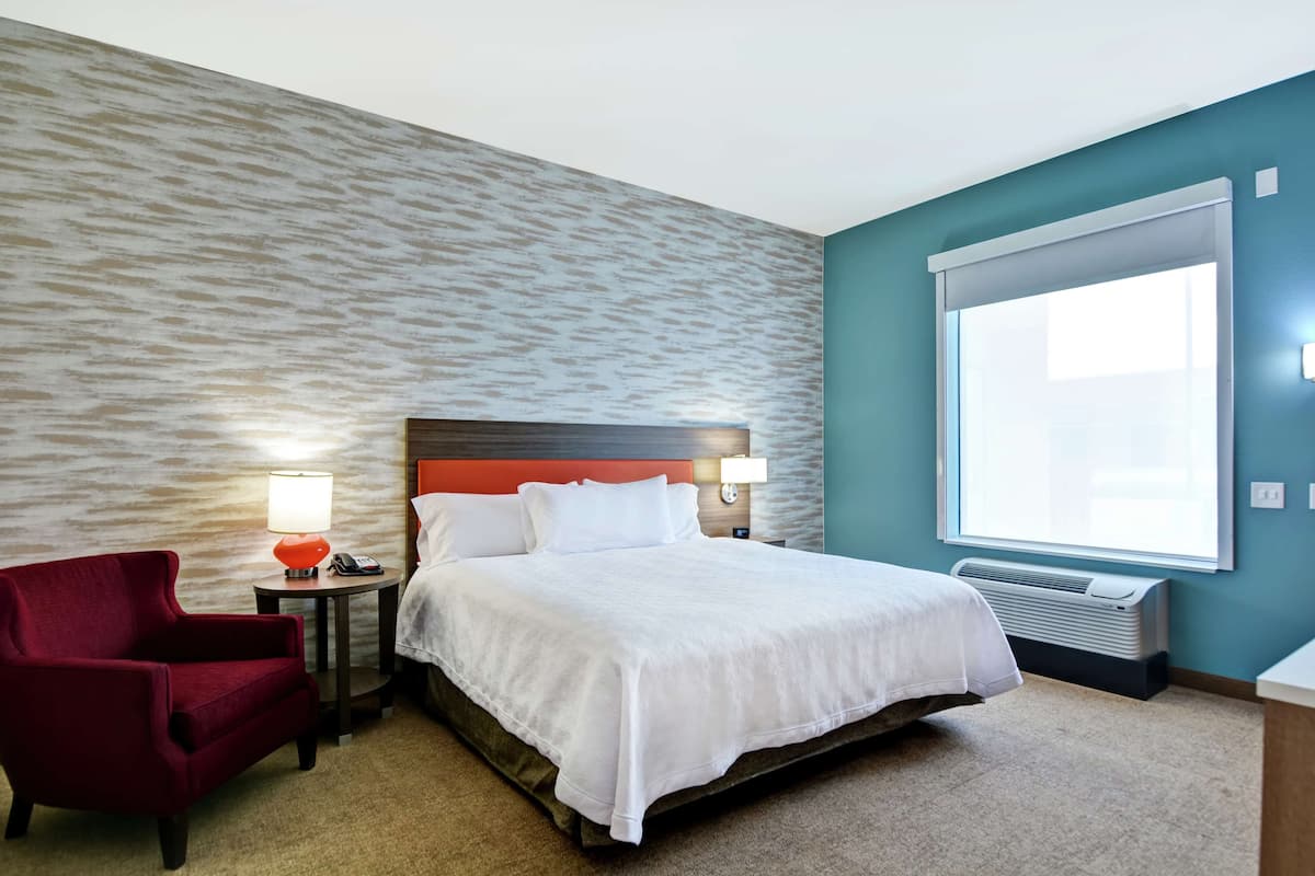 Blackout curtains, iron/ironing board, free WiFi, bed sheets