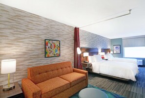 In-room safe, desk, laptop workspace, blackout curtains - Home2 Suites by Hilton Clarksville Louisville North (Clarksville)