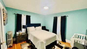 4 間睡房、熨斗/熨衫板、可攜式嬰兒床、免費 Wi-Fi