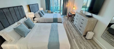 1 bedroom, in-room safe, desk, iron/ironing board