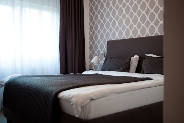 1 Schlafzimmer, Schreibtisch, Bügeleisen/Bügelbrett, WLAN