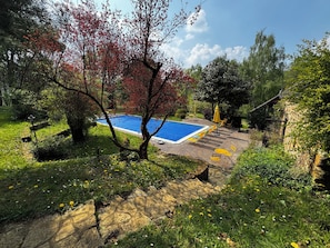 Udendørs pool, opvarmet pool