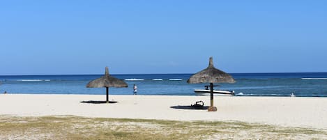 Vlak bij het strand