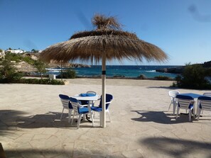 Outdoor dining - New Mallorcan vacation home - unobstructed views + private pool (Cala Murada)