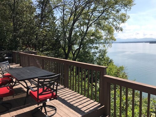 Amazing Lake and Smoky Mountain Views from this Charming Lake House.